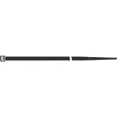 SAPISELCO Kabelbinder SEL.FIT, L 360 x B 7,5 mm, PA 6.6 schwarz, innenverzahnt, Bündel-Ø 101 mm, Zugbelastung 460 N
