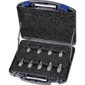 ASW Kraftsteckschlüsselsatz 725 H 9 OL 9-teilig 1/2 ″ i6-kant