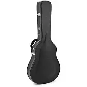 Gear4Music Gitarrenkoffer für Halbresonanzgitarre von schwarz