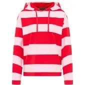 Elbsand Hoodie "Eydis" in Rot/ Rosa - L