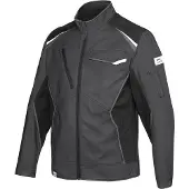 Kübler Jacke ICONIQ cotton anthrazit/schwarz Form 1140 Grösse XL