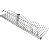 Magni Idealspaten 66456000 Rasenrechen mit 2 Parallelstreben, Silber, 40 x 25 x 15 cm
