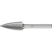 PFERD 21123456 Fræsestift Spidsbue Længde 70 mm Mål, Ø 12 mm Arbejdslængde 30 mm Skaftdiameter 6 mm