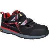 Bata Industrials Sicherheitshalbschuh Radiance Flow S1P ESD Gr. 40 schwarz/rot
