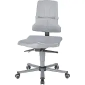 BIMOS Arbeitsdrehstuhl Sintec B mit Rollen und Sitzneigung Sitz-Höhe 430-580mm - S9813 -1000