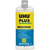 UHU Plus Schnellfest Zwei-Komponentenkleber 45740 50 ml