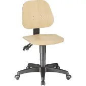 BIMOS Arbeitsdrehstuhl Unitec mit Rollen Buche Sitz-Höhe 440-620mm - 9653- 3000
