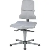 BIMOS Arbeitsdrehstuhl Sintec B mit Gleitern und Sitzneigung Sitz-Höhe 430-580mm - S9810 -1000