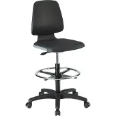 Magni Stuhl Labsit 4 anthrazit Kst.-Leder,m.Rollen 4016849592183