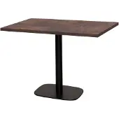 Restootab Tisch 120 x 70 cm – Runder Roststein