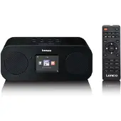 Lenco DIR-121BK - Stereo Internetradio mit DAB+, FM und Bluetooth - Schwarz