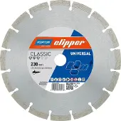 SAINT-GOBAIN Norton Clipper diamantklinge - 230x2,6x22,23mm Classic Universal til våd- & tørskæring