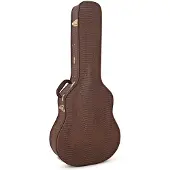 Gear4Music Deluxe Jazz-Gitarrenkoffer mit gewölbtem Deckel von