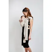 Love Radius No Knot Woven Tragetuch, White Gold