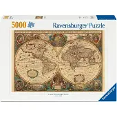 Ravensburger Erwachsenenpuzzle 5000 Teile - Historische Weltkarte, Henricus Hondius 1630