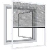 Windhager Insektenschutz EXPERT Plisseefenster ohne Bohren weiss 100x120 cm