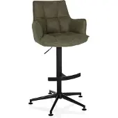 Hjh LIVING Barhocker SOLAO LIFE HIGH Microfaser Hocker bis 120 kg belastbar Sitzhöhe 60 - 85 cm