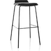 Hjh OFFICE Barhocker LONSO 10 Kunstleder Hocker bis 120 kg belastbar Sitzhöhe 77 cm