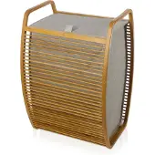 Möve Wäschekorb Bamboo 40x36x60cm , Holz Möve