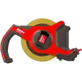 Sola 50047901 Bandmass "Surveyor SC 30" aus Stahl mit Multifunktionshaken 30 M Ingrau/rot