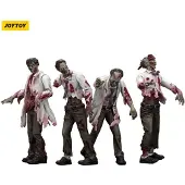 Joy toy Dark Source Zombie-wissenschaftler Männliche Figuren 4er-pack 8 Cm