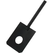 Ideal Kalkspaten Länge 1110 mm schwarz