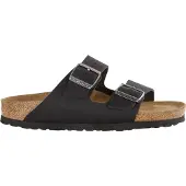 Birkenstock für Herren. 752481 Leder-Sandalen Arizona (Regular Fit) schwarz (43), Wohnung, Keine, Lässig