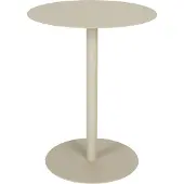 Zuiver Snow Beistelltisch Rund 35 cm Metall Beige