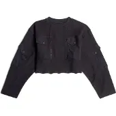 G-Star Raw Sweatshirt Multi Pkt D27168-E312 Schwarz Relaxed Fit