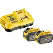 DeWalt DCB118X2-QW, Ladegerät, Lithium-Ion (Li-Ion), , Lithium-Ion (Li-Ion), 2 Stück(e), 650 g