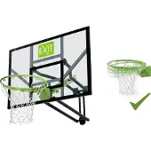 Exit Galaxy Basketballbrett, mit Dunkring & Netz, Wandmontage, Basketballständer, für Kinder, Outdoor