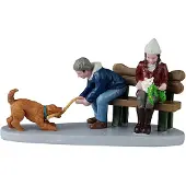 Lemax Verspielte Welpen 12 x 5 x 20 cm Weihnachtsdorf