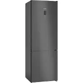 Siemens iQ300 KG49NXXCF, 440 l, NoFrost-Funktion (Kühleinheit), 11 kg/24h, C, Fresh Zone Fach, Schwarz, Edelstahl