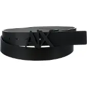 Armani Exchange für Herren. 951017CC50561120 Schwarzer Ledergürtel (32), Lässig, Klassisch
