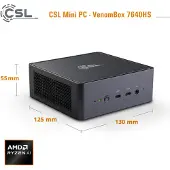CSL-Computer Mini-PC CSL VenomBox 7640HS / 16GB / 1000 GB M.2 SSD / Windows 11 Home