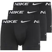 Nike Herren Boxer Shorts, 3er Pack - Trunks, Dri-Fit Micro, Logobund