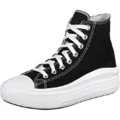 Converse CT AS Move Schwarz weiße Frauen Hi Top Schnürschuhe aus Le en mit Plateau – undefined / Schwarz Weiß