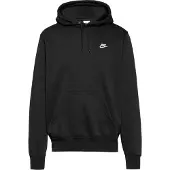 Nike M NK CLUB BB PO HOODIE BLACK/WHITE