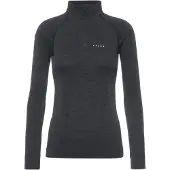 Falke Damen Langarmshirt Wool-Tech Longsleeved Zip Shirt 33310-3000 XS - Black - XS