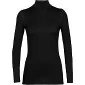 Icebreaker Unterhemd 260 Tech LS Turtleneck Damen Black-XL