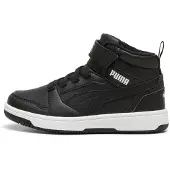 Puma Rebound V6 Mid WTR AC+ PS Sneakers Hoog - Zwart - Maat 28