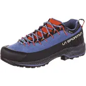 La Sportiva TX4 Evo Woman GTX, Approach, Woman, Shoes, Low Cut, B44R22 Moonlight/Cherry Tomato, 39.5 -