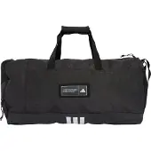 Adidas Sporttasche PERFORMANCE "4ATHLTS DUFFELBAG M", Damen, schwarz-weiß (schwarz, weiß), Polyester, Taschen Sporttasche