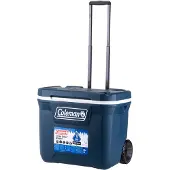 Coleman 50QT Xtreme Wheeled Cooler, Blau, Kunststoff, Polyurethan (PU), Schwarz, 47 l, 113 kg
