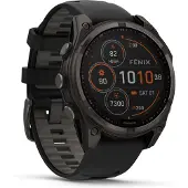 Garmin Fenix 8 47mm Solar Sapphire Titan Sportuhr in grau, Größe Einheitsgröße