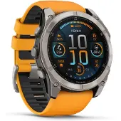 Garmin - Fenix 8 51mm Amoled Spark Orange / Graphite