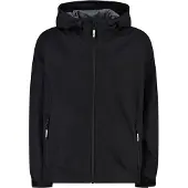 CMP - Kinderjacke mit fester Kapuze, Schwarz, 128