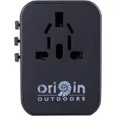 Relags Origin Outdoors Universal Steckeradapter Weltenbummler schwarz