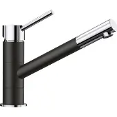 BLANCO KANO SILGRANIT-Look zweifarbig silgranitschwarz/chrom