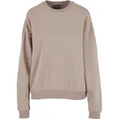 Urban Classics Sweater "Damen Ladies Oversized Light Terry Crewneck"